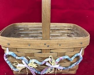 MB-10  Longaberger Basket with insert   $35