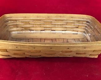 MB -12  Longaberger Basket with insert $25