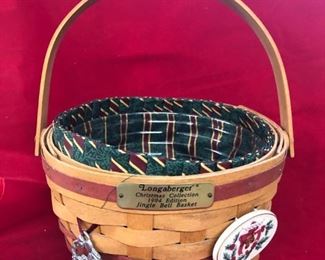 MB -26  Longaberger Basket with insert & liner  $25