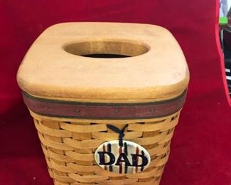 MB -27  Longaberger Tissue Basket   $40