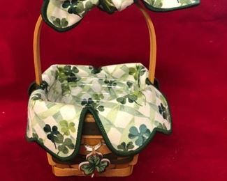 MB -32  Longaberger small basket with insert & liner  $25