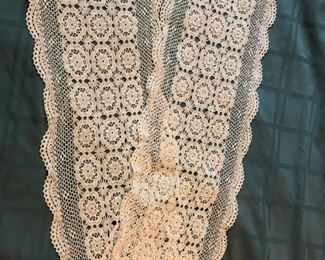 MB -66   Crocheted Table Runner $15