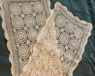 MB -65   Crocheted Table Runner $15