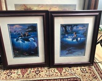 MB -74  Robert Wyland Prints 16" x 13.5"  $65
