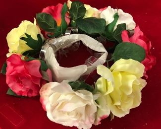 MB -95  Silk Rose Napkin Rings  $3