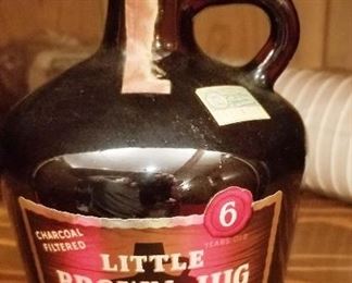 Vintage Little Brown Jug "full"