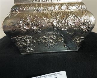 Beautiful repousse tea caddy or canister