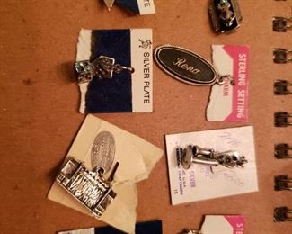 Sterling & Silverplate Charms Jewelry