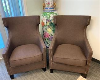 Wing back chairs