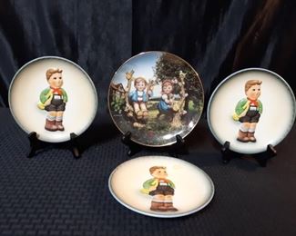 Collectible Hummel inspired plates
