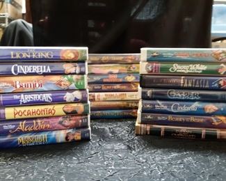 Disney VHS movies
