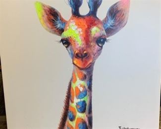 Giraffe painting