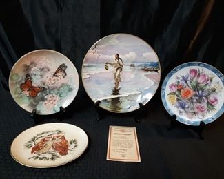 Sacagawea at the big water and nature themed plates