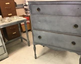 Fun chest of drawers  and matching dressing table/desk.