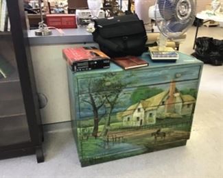 Painted chest in great condition.