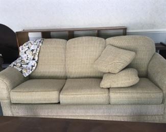 Good looking sleeper sofa.