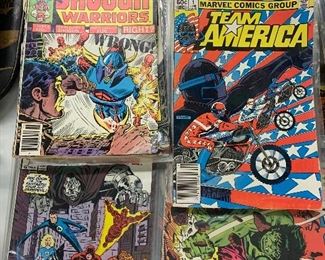 comic books vintage Marvel and DC