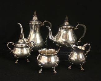 Sterling  Silver Tea Set