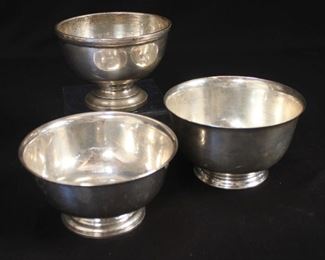 Sterling Silver Paul Revere Bowls 