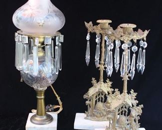 Girandole set & Astro Lamp