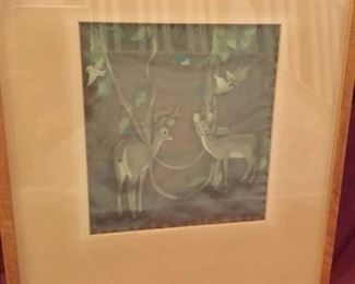 Original Painting on Celluloid From Snow White and The Seven Dwarfs