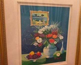 Signed Serigraph by Jean Claude Pecot