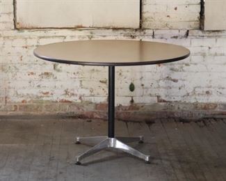 Eames table for Herman Miller with label