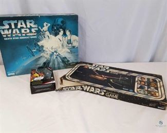 Star Wars Collectibles	
Includes Star Wars Escape from Death Star Game, Star Wars Death Start Assault Game and Galaxy of Adventures Chewbacca Figure. Game boxes have some damage and pieces are uncounted.