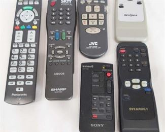 Six Misc Remotes	
Lot includes six misc remotes from various brands and devices