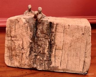 Small Sculpture depicting a monument in South America.  $26