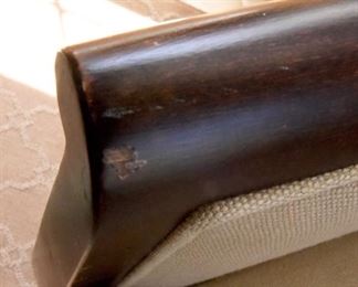 Ivory Arm Chair $65   Has casters on front legs only. 