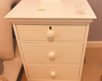 White nightstand  $35