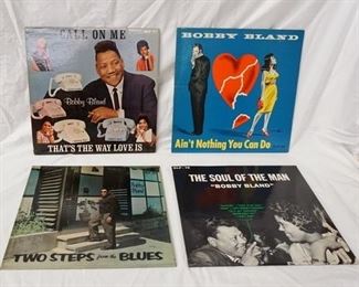 1003 LOT OF FOUR BOBBY BLAND ALBUMS; CALL ON ME, AIN'T NOTHING YOU CAN DO, TWO STEPS FROM THE BLUES & THE SOUL OF MAN 

