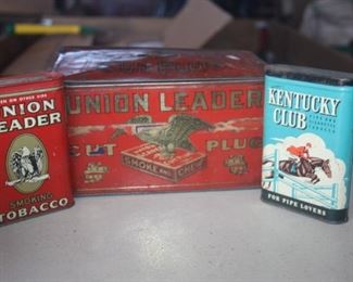 VINTAGE TOBACCO TINS