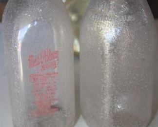 VINTAGE MILK BOTTLES