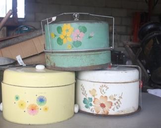 VINTAGE CAKE CARRIERS