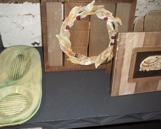 clay framed wall art