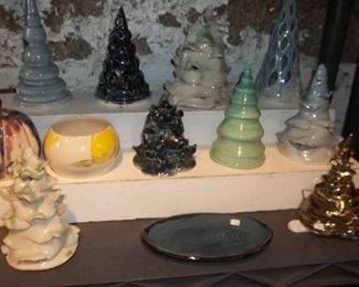 original clay Christmas luminaries