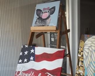 large variety of art on canvas