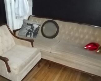vintage sofa and chair