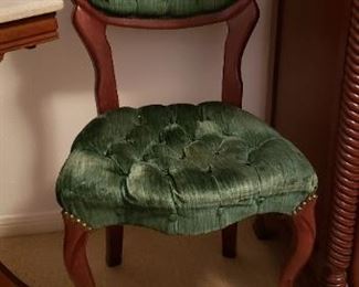 Antique Tufted Parlor Chair
