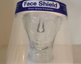 Face Shields available for sale at register