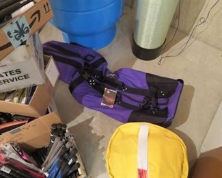 Lots of Golf items and golf clubs
