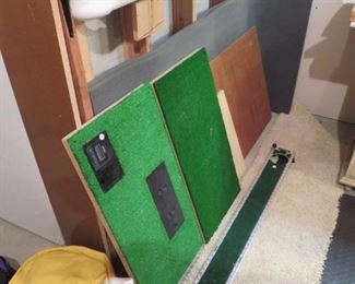 Lots of Golf items and golf clubs