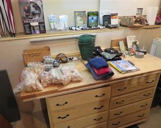 Lots of Golf items and golf clubs