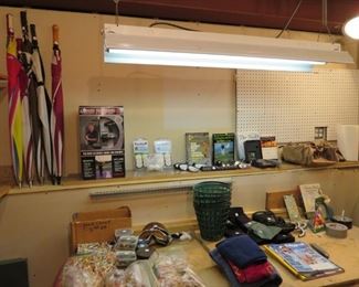 Lots of Golf items and golf clubs