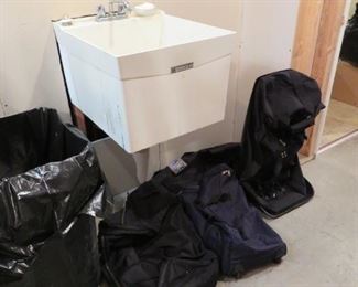 Lots of Golf items and golf clubs