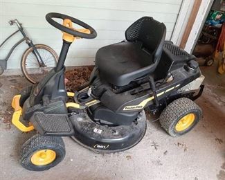 Poulan Pro 301 Riding Lawnmower - has been sitting a couple years, unknown condition