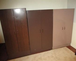 Metal wardrobe cabinets