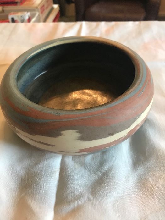 Niloak swirl bowl